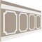 Ekena Millwork 94 1/2"L (Adjustable 40"H to 44"H) Ashford Scalloped Panel Traditional Wainscot Paneling Kit WPKUSC031P040 - alternate 2